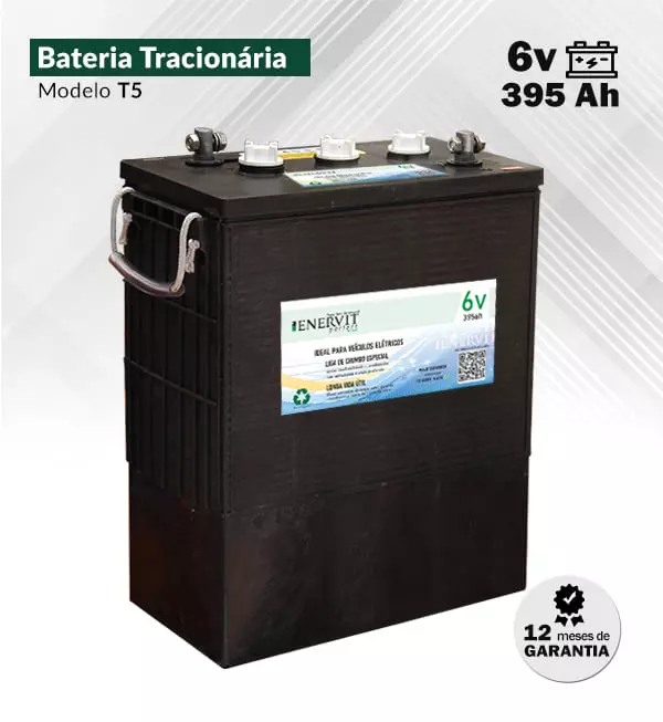 Bateria Tracionária Monobloco 6v-395Ah