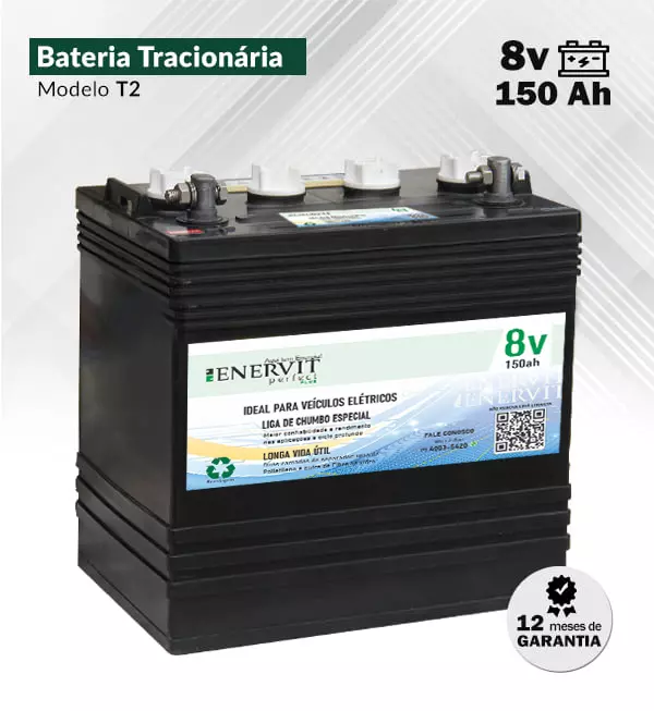 Bateria Tracionária Monobloco 8v-150Ah
