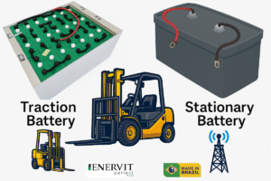 bateria tracionaria ou estacioonaria