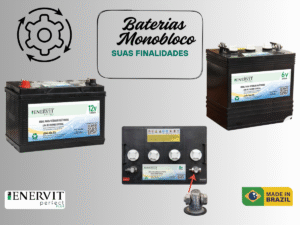 Bateria tracionária monobloco